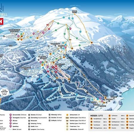 Ski In/Out, Amazing Views, 3 Bedrooms Noresund Екстер'єр фото